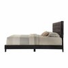 Homeroots HomeRoots 286157 83 x 64 x 46 in. Queen Espresso Pu Bed 286157